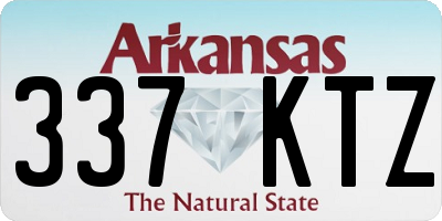 AR license plate 337KTZ
