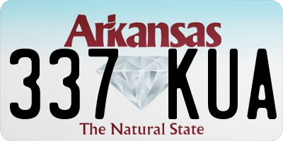 AR license plate 337KUA