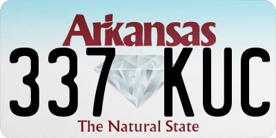 AR license plate 337KUC