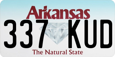 AR license plate 337KUD