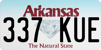 AR license plate 337KUE