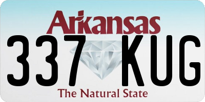AR license plate 337KUG