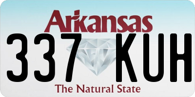 AR license plate 337KUH