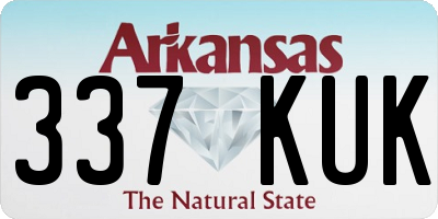 AR license plate 337KUK