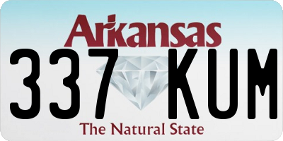 AR license plate 337KUM