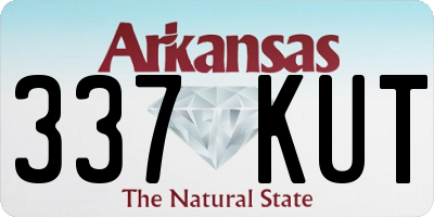 AR license plate 337KUT