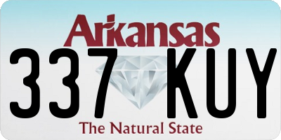AR license plate 337KUY