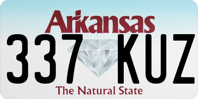 AR license plate 337KUZ