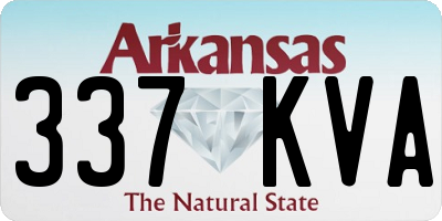 AR license plate 337KVA