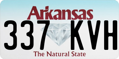 AR license plate 337KVH