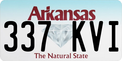 AR license plate 337KVI