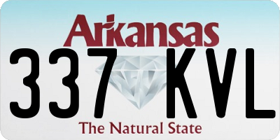 AR license plate 337KVL