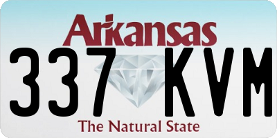 AR license plate 337KVM