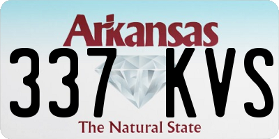AR license plate 337KVS