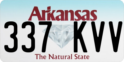 AR license plate 337KVV