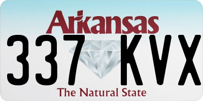 AR license plate 337KVX