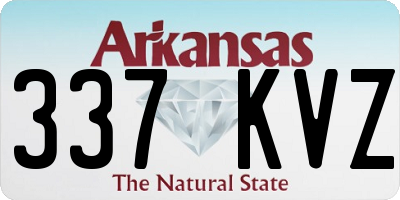 AR license plate 337KVZ