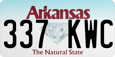 AR license plate 337KWC