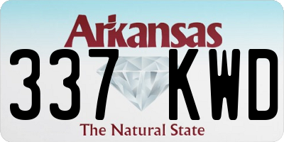 AR license plate 337KWD