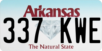 AR license plate 337KWE