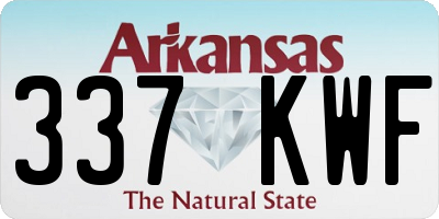 AR license plate 337KWF