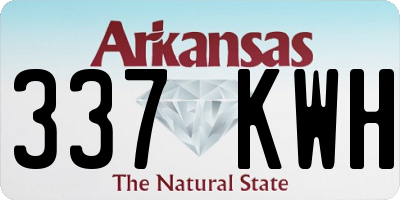 AR license plate 337KWH