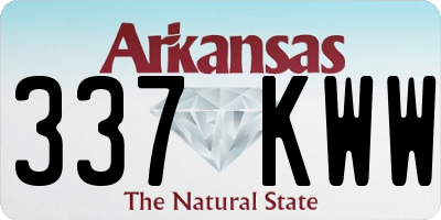 AR license plate 337KWW