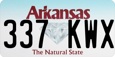 AR license plate 337KWX