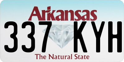 AR license plate 337KYH