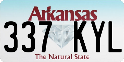 AR license plate 337KYL