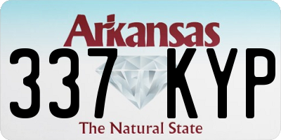 AR license plate 337KYP