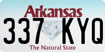 AR license plate 337KYQ
