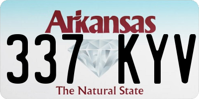 AR license plate 337KYV