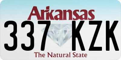 AR license plate 337KZK