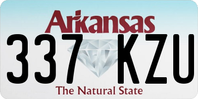 AR license plate 337KZU