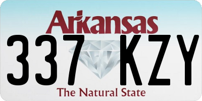 AR license plate 337KZY