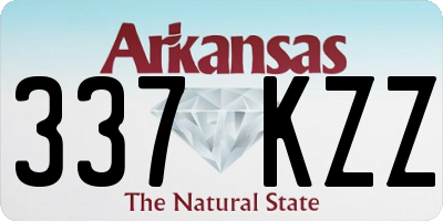 AR license plate 337KZZ