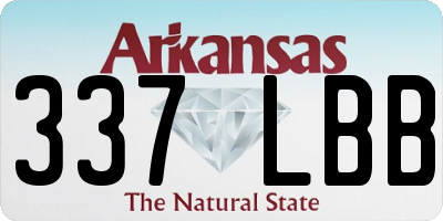 AR license plate 337LBB