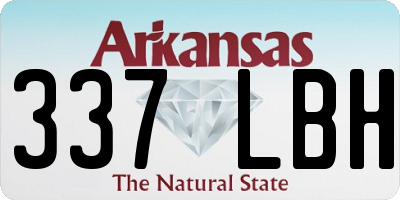 AR license plate 337LBH