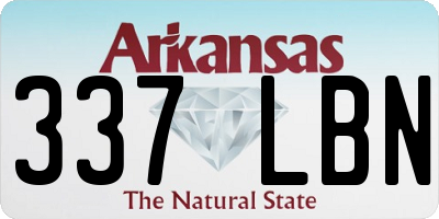 AR license plate 337LBN