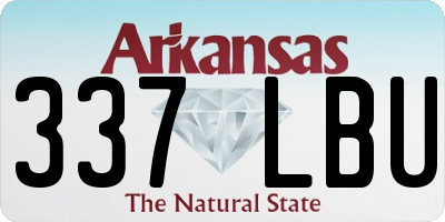 AR license plate 337LBU