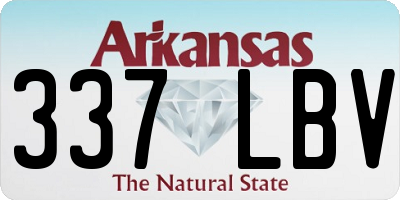 AR license plate 337LBV