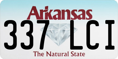 AR license plate 337LCI
