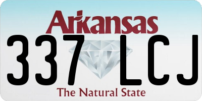 AR license plate 337LCJ