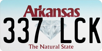 AR license plate 337LCK