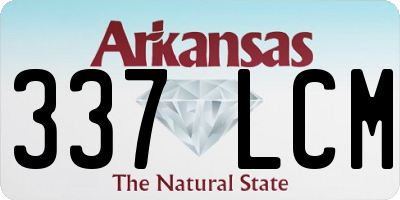 AR license plate 337LCM