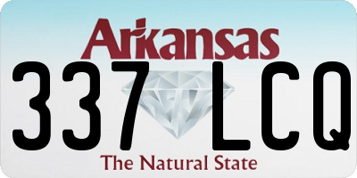 AR license plate 337LCQ