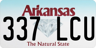 AR license plate 337LCU
