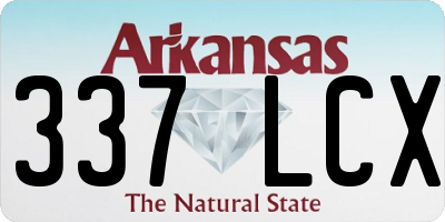 AR license plate 337LCX