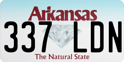 AR license plate 337LDN